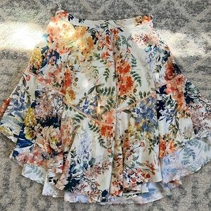 Anthropologie A-line midi skirt